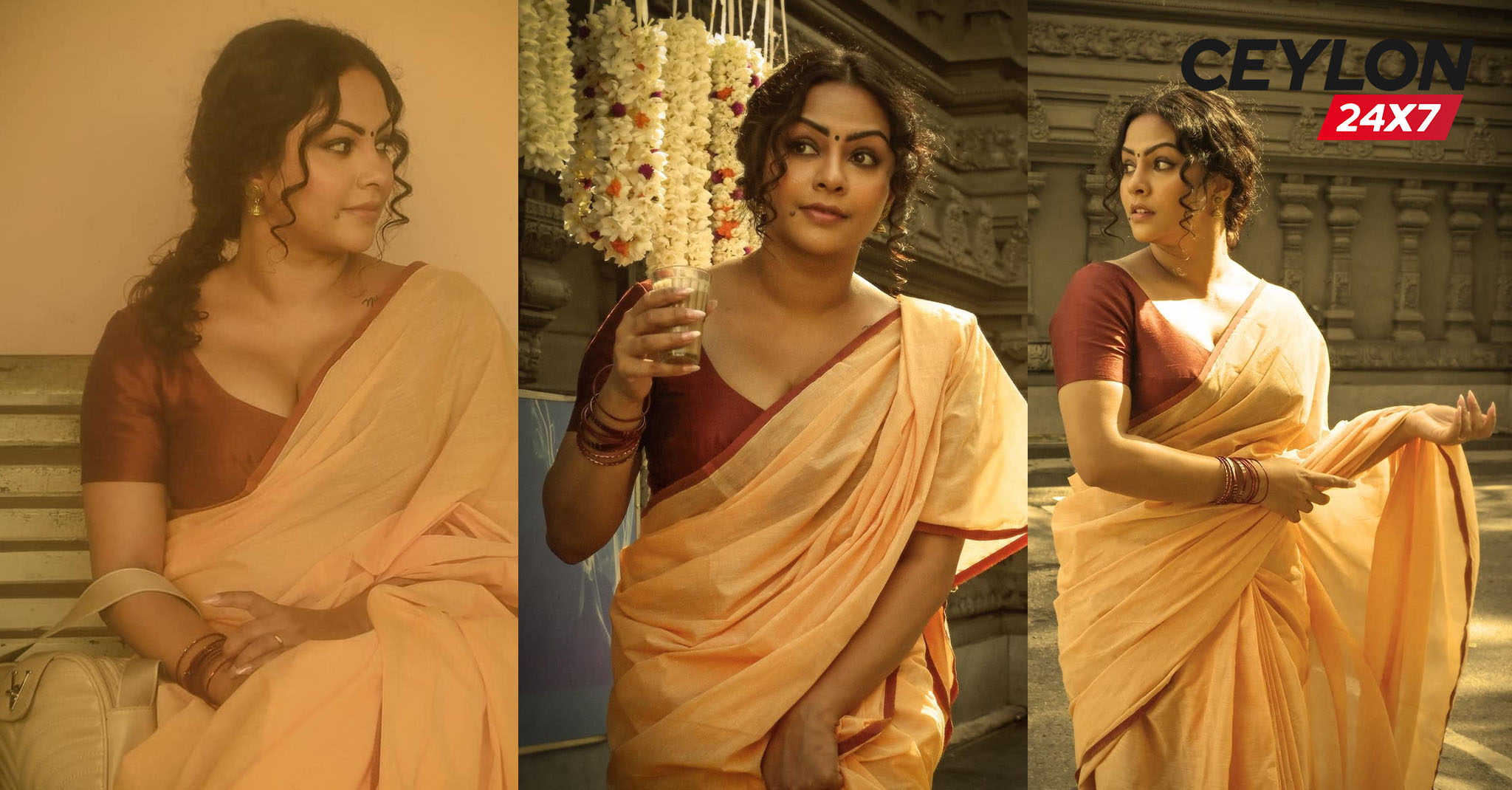 රට ඉඳන් ඇවිත් දමිළ කෙල්ලක් වගේ හැඩවුණ ශලනි (ඡායාරූප සහිතයි)