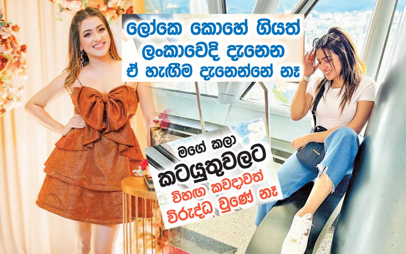 ලෝකෙ කොහේ ගියත් ලංකාවෙදි දැනෙන ඒ හැඟීම දැනෙන්නේ නෑ