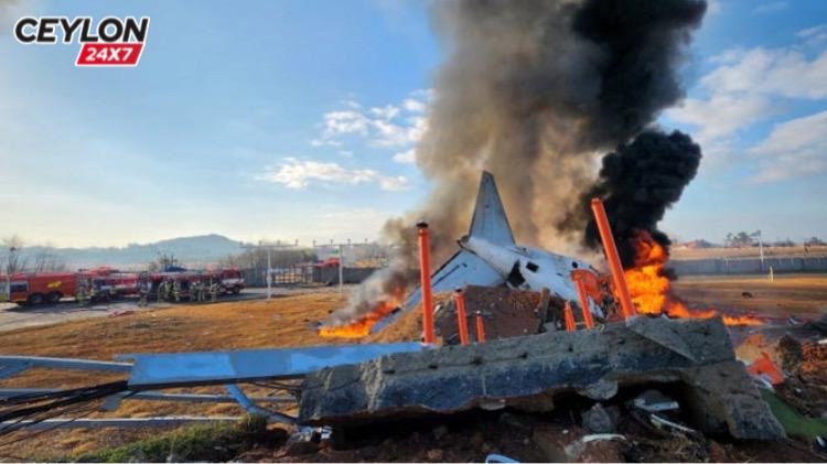 දකුණු කොරියාවේ ගුවන් අනතුරින් මියගිය ගණන තවත් ඉහළට.