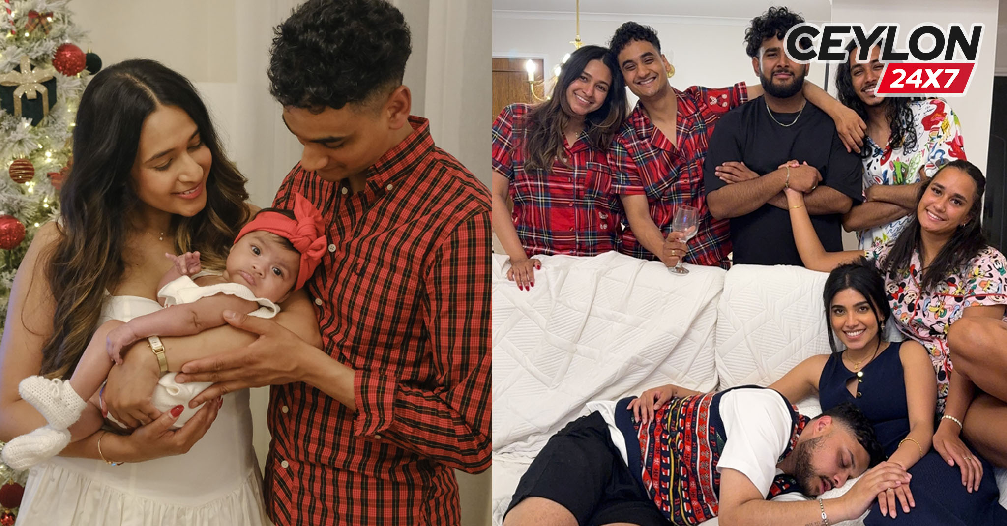 රටම දන්න මේරියන්ස් නලින්ගේ දුව ස්වේතා පිටරට ඉඳන් නත්තල සමරපු හැටි…..