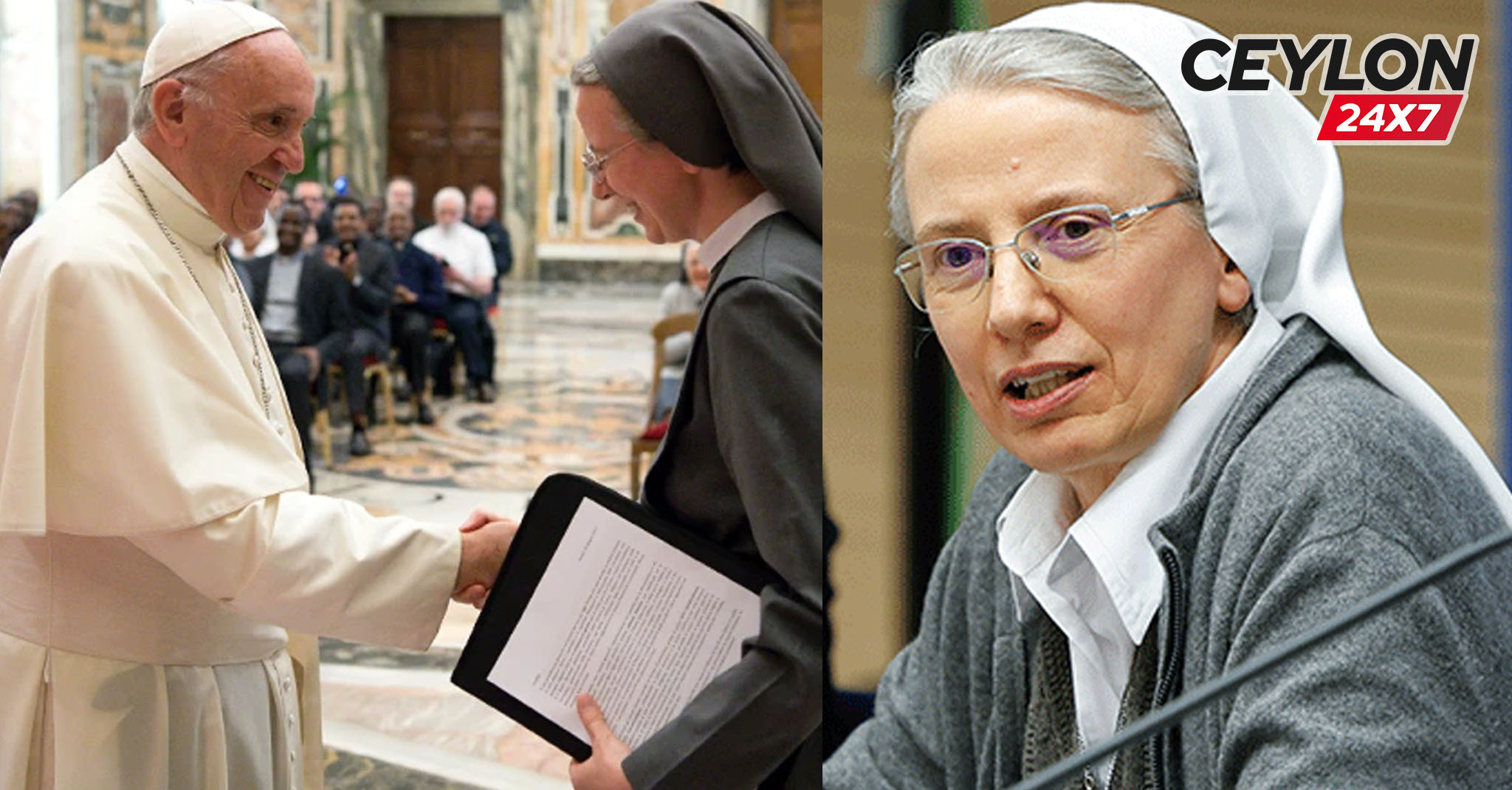 කාන්තාවකට මුල් තැන දෙමින් පාප් වහන්සේගෙන් ඓතිහාසික තීන්දුවක්