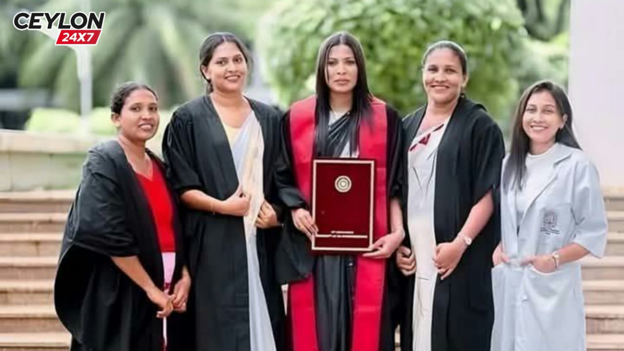 ” අපේ පවුලේ ගැහැණු ළමයි 05 දෙනයි.. අපේ තාත්තා ධීවර කාර්මිකයෙක්, අම්මා ගෘහණියක්. තාත්තගෙයි, අම්මගෙයි හයියෙන්, අපේ අසීමිත උත්සාහයෙන් අද වෙද්දි නිදහස් අධ්යාපනයයේ උපරිම ඵල නෙලාගන්න අපිට පුලුවන් වෙලා තියෙනවා.”