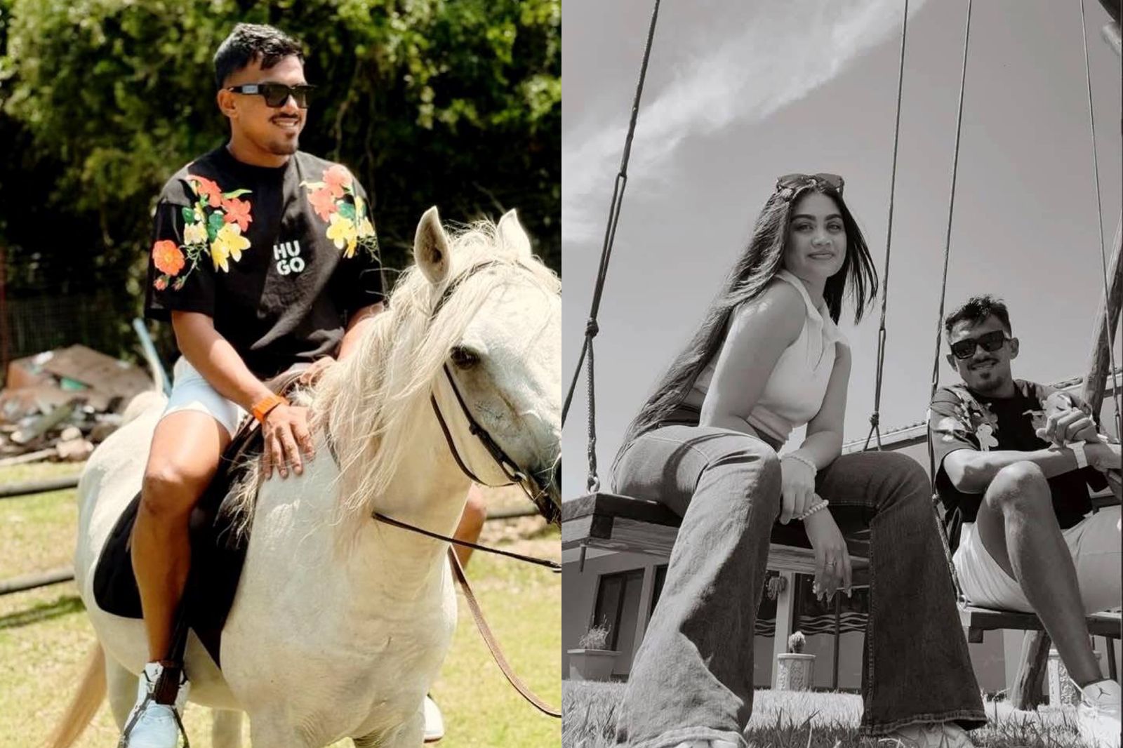 ඒ දෙන්නා එහේ ගොඩක් සතුටෙන්.. මහීෂ් – අර්තිකා ගතකරන මධුසමය ඔයාලත් දැක්කද ?