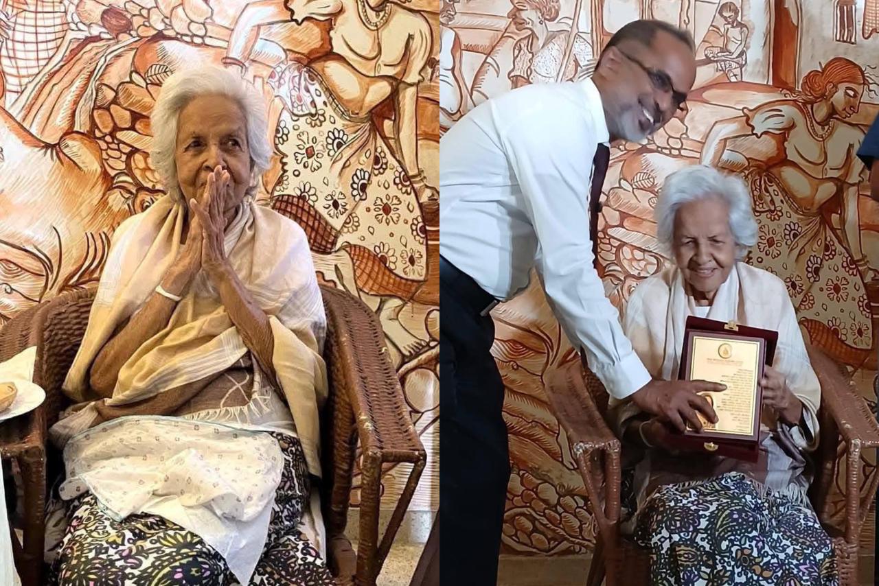 කොළඹ සරසවියේ ජීවමාන පැරණිම විද්‍යාර්ථිනිය ලෙස රංගනවේදී අයිරාංගනි සේරසිංහ මැතිණියට උපහාර පිදුවේ මෙහෙමයි..