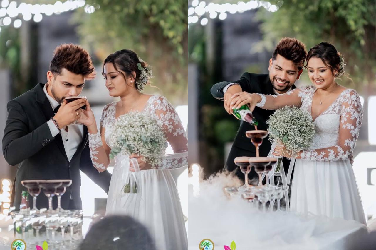 රටක් ආදරේ කරන දෙන්නගේ මංගල දිනයේ නොදුටු දසුන්, ඔයාලත් බලන්න කැමතිද ?