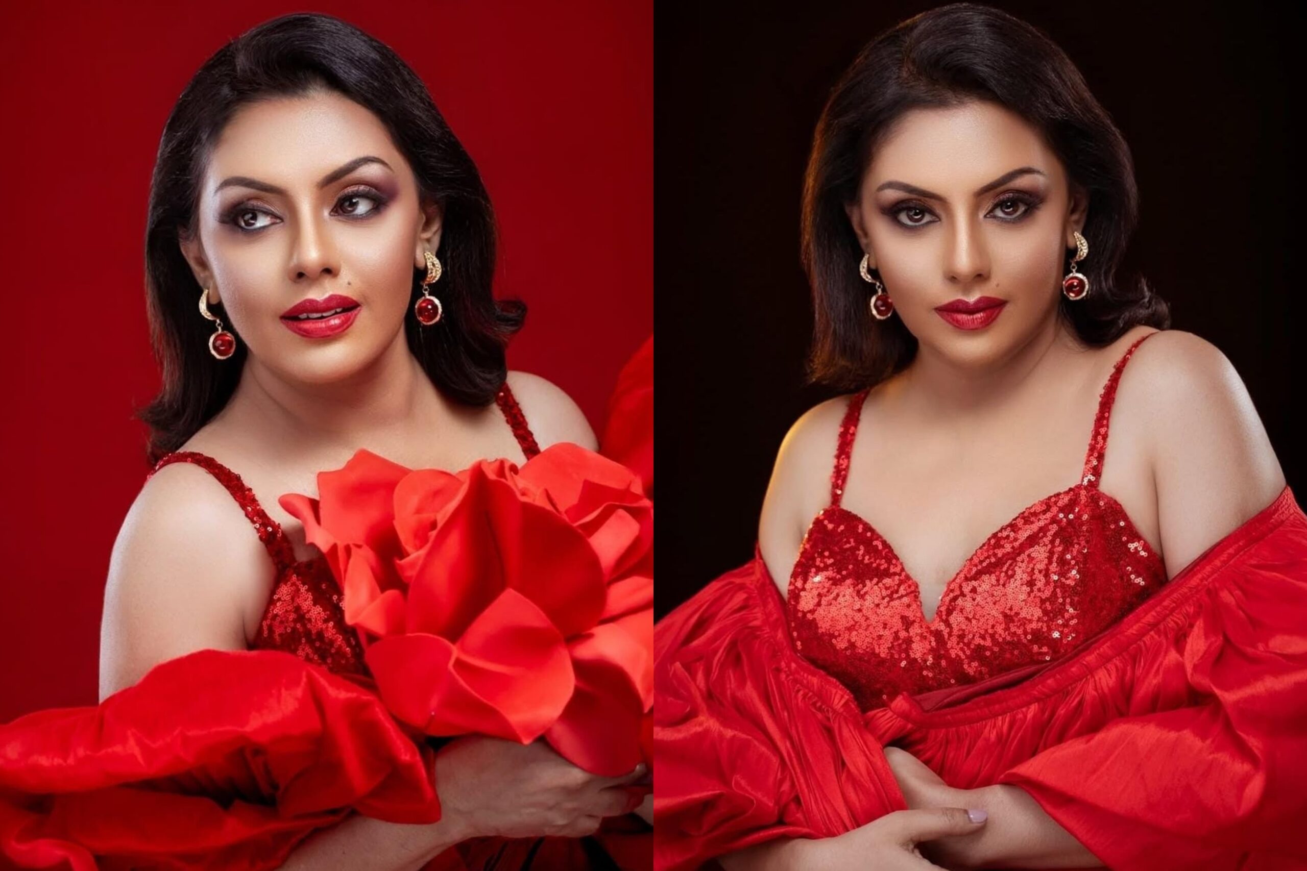 වයස කියන්නේ ඉලක්කමක් විතරයි. ඇය හරියට රතු රෝස මලක් වගේ… බලන්නකෝ යශෝධරා අදටත් රසික හදවත් පිස්සු වට්ටන හැටි…