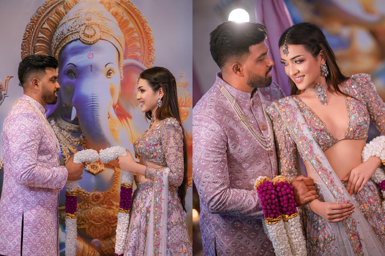 ඒ දෙන්නා බොලිවුඩ් කපල් එකක් වගේ.. රටක් කළඹපු සංජානාගේ වෙඩිමේ වෙනස්ම ෆොටෝ ටිකක් නිසා බුකිය කැළඹිලා…