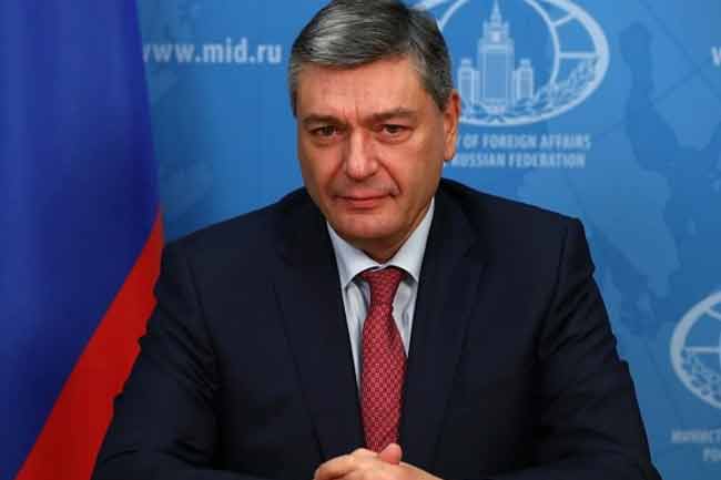 රුසියානු විදේශ කටයුතු නියෝජ්ය අමාත්ය ඇන්ඩ්රි රුඩෙන්කෝ දිවයිනට