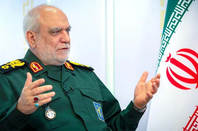 IRGC බුද්ධි අංශ ප්‍රධානියා ඝාතනය කෙරේ….